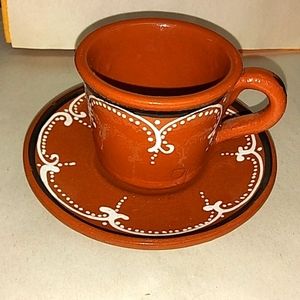 NWOT 4pc. Terracotta tea set
